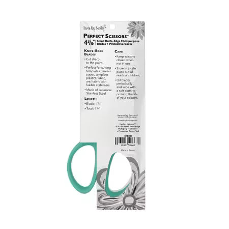 Perfect Scissors Teal 4-3/16" Small Karen K