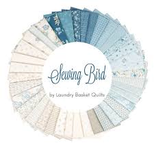 Fat Quarter Bundle - Sewing Birds - Laundry Basket Quilts