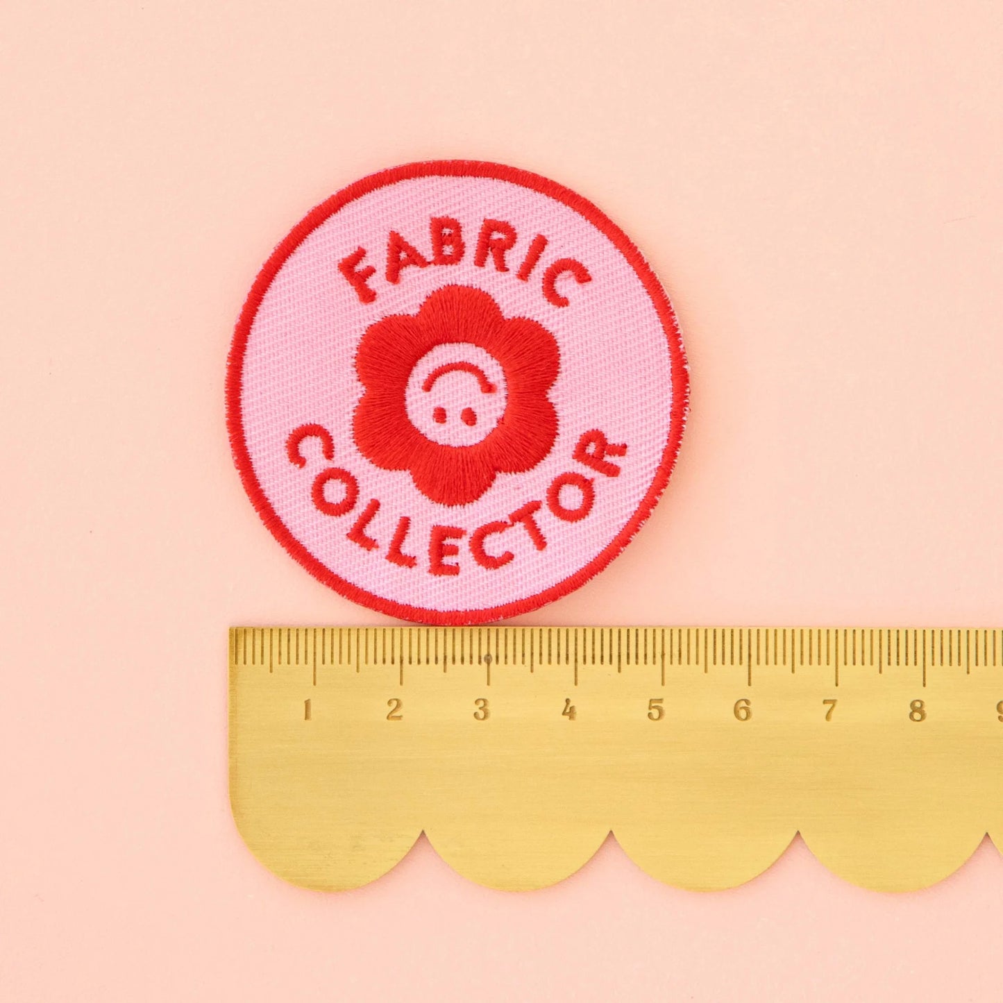 Fabric Collector -Iron On Patch - Sarah Hearts
