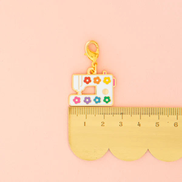 Sewing Machine - Zipper Charm  - Sarah Hearts