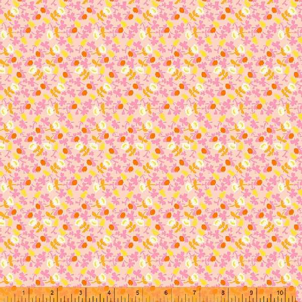 Windham Fabrics - Lucky Rabbit - Calico Pink