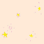 Windham Fabrics - Lucky Rabbit - Hand Drawn Stars Blush