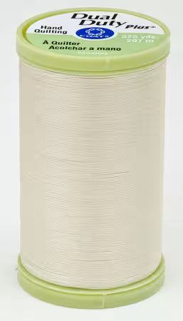 Cream - Dual Duty Plus Hand Quilting Thread - Coats and Clark