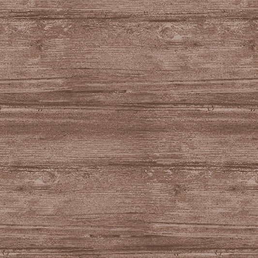 Washed Wood Iron - Wood Appearance Fabric - Benartex