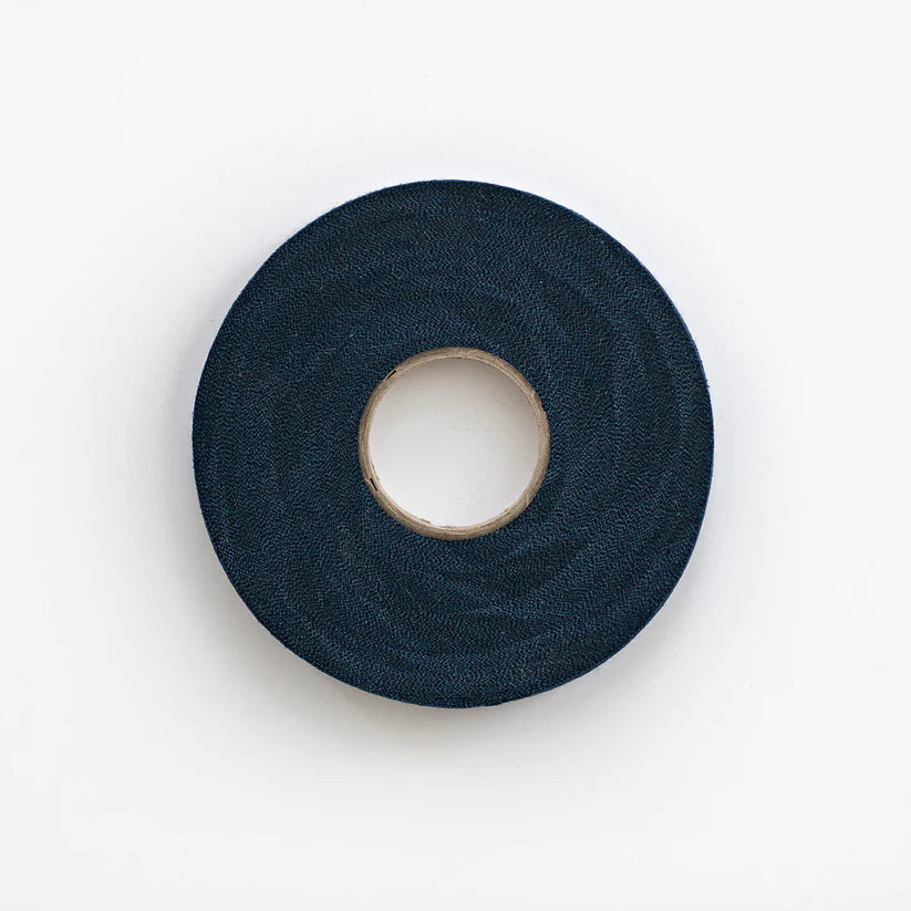 Navy - 5/8" Blooming Bias - Chenille It