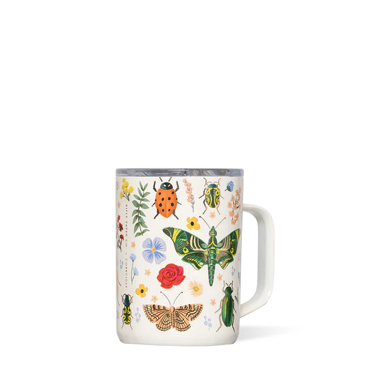 Rifle Paper Co Mug 16oz - Peacock Blue