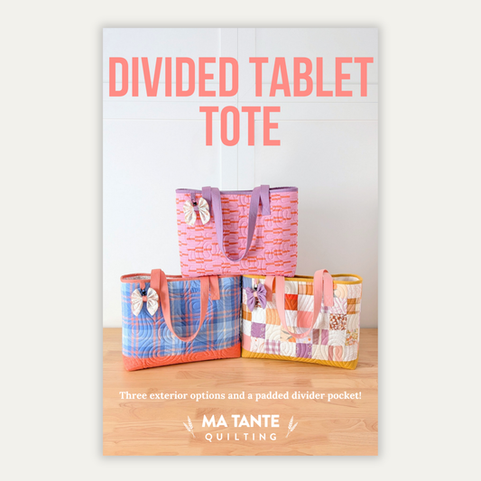 Divided Tablet Tote