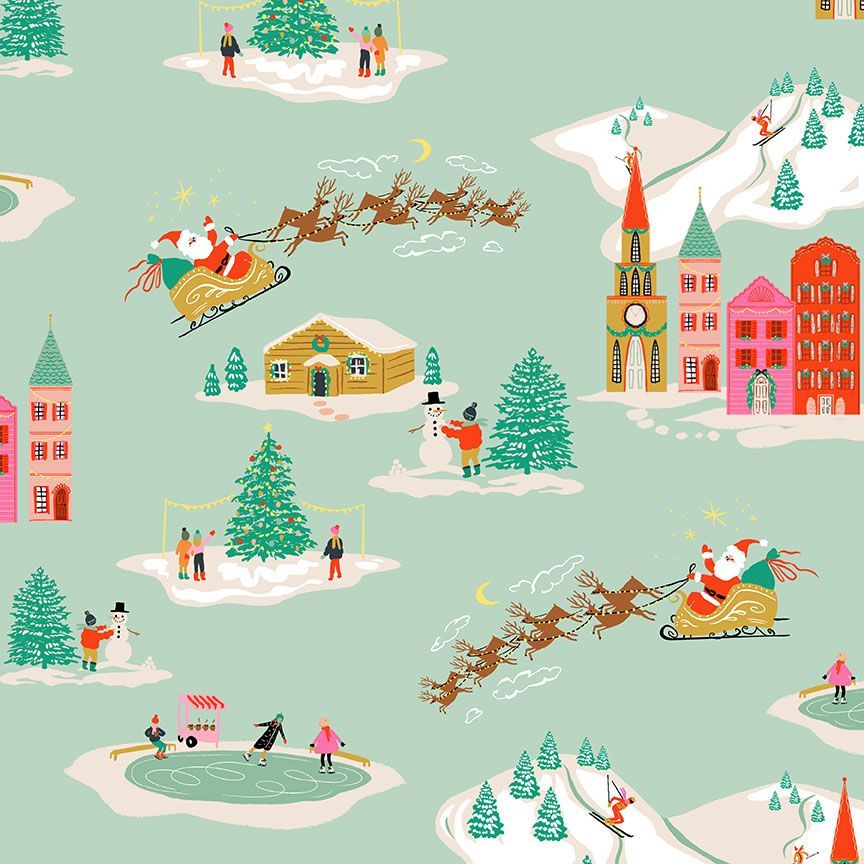 Holly Jolly - Holiday Toile