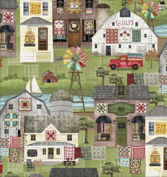 Shop Hop - 3 Wishes Fabric - Scenic