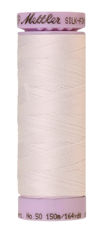 White- Mettler Silk Finish Cotton Thread